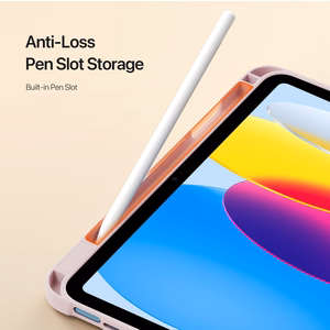 Dėklas Dux Ducis Vers Apple iPad 10.9 2022/iPad 11 2025 rožinis