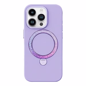 Joyroom PN-15L4 чехол Dancing Circle для iPhone 15 Pro Max (фиолетовый)