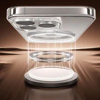 "Joyroom" JR-16JL6 "iPhone 16 Pro Max" itin plonas "MagSafe" suderinamas dėklas su 360° žiediniu stovu - juodas