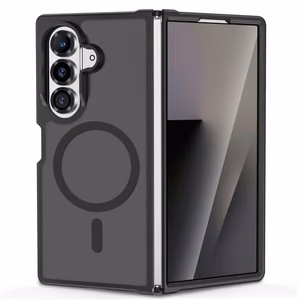 Tech-Protect Magmat MagSafe dėklas Samsung Galaxy Z Fold 7 / 8 Ultra, matinės juodos spalvos