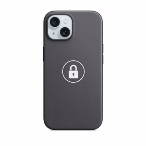 Чехол для телефона "FineWoven" для iPhone 15 Plus / чёрный / в упаковке