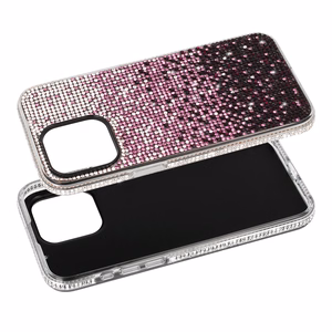 Tel Protect diamentinis dėklas telefonui iPhone 15 Plus bordo