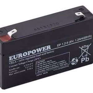 Europower EMU baterija 6V 4.5Ah VRLA EP4.5-6