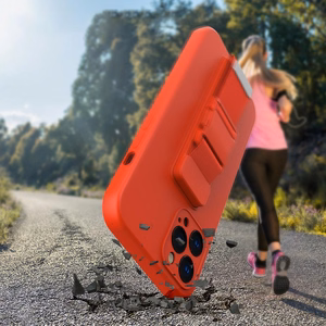 Rope Case Silikoninis dėklas su virvele ir pinigine Redmi Note 11 Pro - raudonas