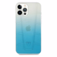 Mercedes Transparent Line dėklas telefonui iPhone 12 / iPhone 12 Pro - mėlynas