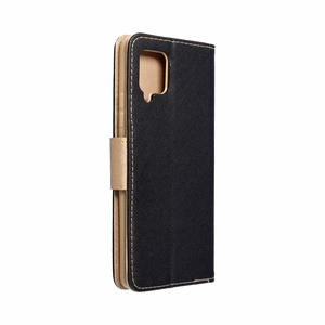 FANCY knygos dėklas IPHONE 15 Pro juodas / auksinis