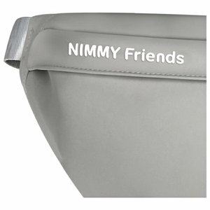 Nimmy Per petį Kietas&Išdykęs 2.0 Lokys Pečių krepšys - pilka