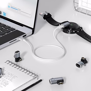 Wozinsky WAYGS1 USB-C adapteris Garmin išmaniajam laikrodžiui - pilkas