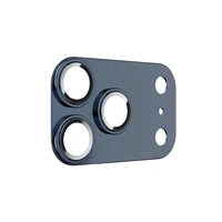 Benks grūdintas stiklas Glass Warrior metalinė integruota objektyvo apsauga (C069) Iphone 17 Pro (3 objektyvai) mėlyna