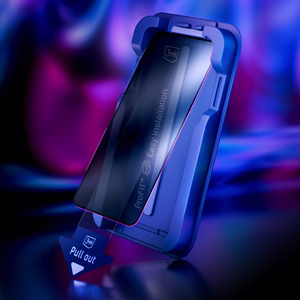3mk HardGlass Max Privacy 9H grūdintas stiklas su privatumo filtru, skirtas iPhone 15 Pro