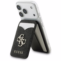 Guess 4G Stand & Mirror Magsafe piniginė su veidrodėliu juodas