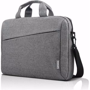 Lenovo Essential 15.6-inch Laptop Casual Toploader T210 Grey Messenger-Briefcase Shoulder strap Grey