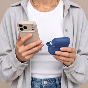 Tech-Protect Силиконовый чехол Hook для AirPods Pro - тёмно-синий