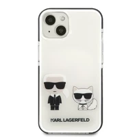 Karl Lagerfeld KLHCP13STPEKCW Dėklas telefonui iPhone 13 mini 5.4" - baltas (m)