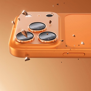 Benks grūdintas stiklas Air Shield matinė integruota objektyvo apsauga (C069) Iphone 17 Pro (3 objektyvai) skaidri