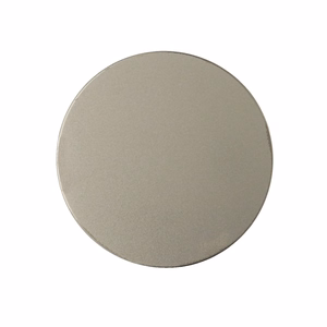 Metalo plokštelė magnetų laikikliams - apvali 40 mm juoda