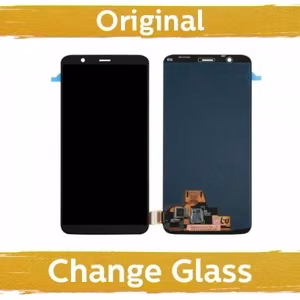 LCD Display Compatible With OnePlus 5T Black (Refurbished: China)