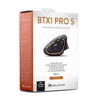 Motociklo domofonas "Midland BTX1 PRO S-SINGLE