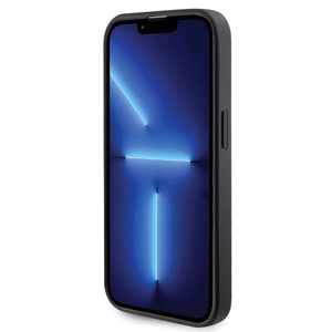 Guess GUHMP14LPSAHMCK dėklas iPhone 14 Pro - juodas Saffiano MagSafe