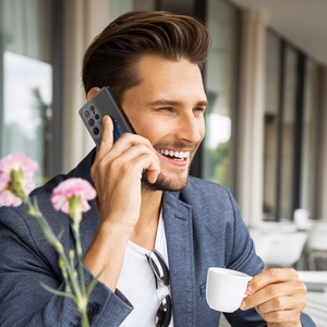 Dėklas telefonui Samsung Galaxy S25 Ultra su stovu ir pinigine (m) - juodas