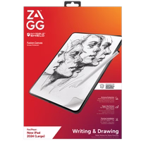 ZAGG InvisibleShield Fusion Canvas antibakterinė apsauginė plėvelė, imituojanti popierių, skirta "iPad Air 13" 2024