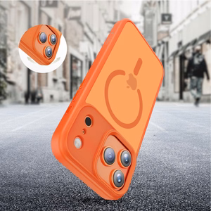 Tech-Protect MagMat MagSafe dėklas iPhone 17 Pro Max oranžinis