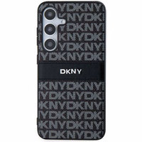 DKNY odinis Mono Stripe ir Metal Logo dėklas telefonui Samsung Galaxy S24 - juodas