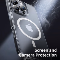 Rock Crystal Series Magnetinis dėklas telefonui Iphone 16 Plus skaidrus