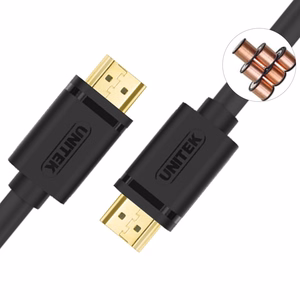UNITEK Y-C138M HDMI laidas 2 m HDMI Type A (Standard) Juodas