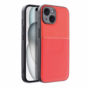 NOBLE dėklas telefonui IPHONE 15 raudonas