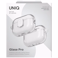 Uniq Glase Pro deklas AirPods Pro 3 Lock deklas - skaidrus
