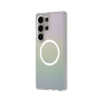 Dėklas telefonui Minimal Mag Case su magnetiniu žiedu Samsung Galaxy S25 Ultra – perlamutinis