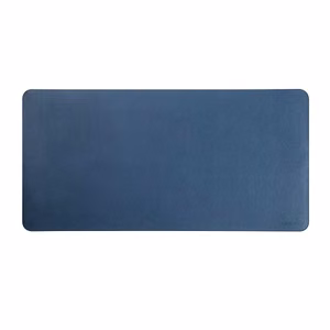 Large PVC Leather Mouse Pad, 1200x600, Blue