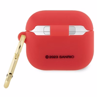 Hello Kitty silikoninis 3D Kitty galvos dėklas AirPods 3 - fuksijos