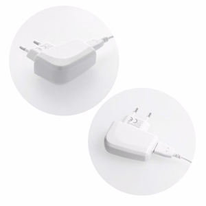 BLUE STAR LITE kelioninis įkroviklis 1A 5W USB A + kabelis USB A į Lightning TFK-TC-1095B baltas