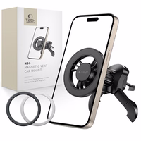 "Tech-Protect N56" magnetinis "MagSafe" automobilio oro ventiliacijos laikiklis - juodas