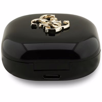 Belaidės ausinės TWS Guess 4G Metal Logo juoda
