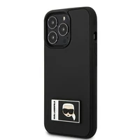 Karl Lagerfeld Ikonik Patch dėklas iPhone 13 Pro / iPhone 13 - Juodas