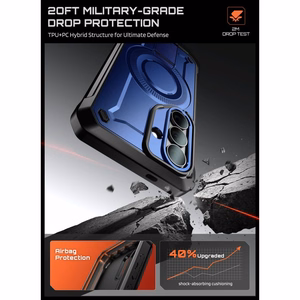 "Supcase Unicorn Beetle Pro Mag MagSafe" 2 komplektų dėklas "Samsung Galaxy S26" - tamsiai mėlynas ir juodas