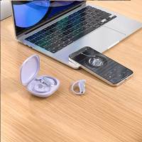 Dudao U17Z Bluetooth 5.3 OWS ausinės with Ear Hooks - violetinis