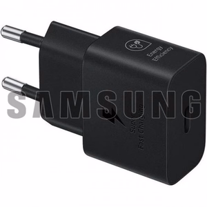 Įkroviklis Samsung EP-T4511 juodas 45W (su pakuote) + Type-C 180cm laidas (100% originalus)
