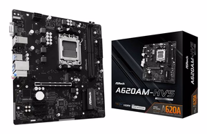 ASRock Pagrindinė Plokštė AMD A620A Micro ATX DDR5 2 Lizdai A620AM-HVS
