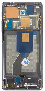 Ekranas Xiaomi 12 5G/12X 5G/12S 5G su lietimui jautriu stikliuku ir rėmeliu Black originalus (service pack)