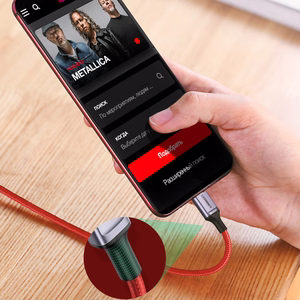 Ugreen US294 USB-C - USB-C 3A 480Mb/s laidas 1m raudonas