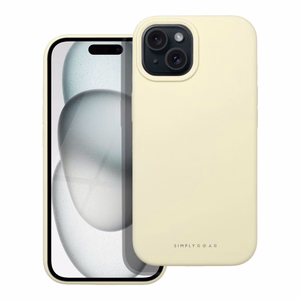 Roar Cloud Skin silikoninis dėklas iPhone 15 Light Yellow