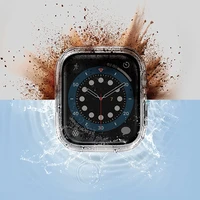 Uniq Nautic Apple Watch Series 7/8/9 41mm dėklas skaidrus/balandžio skaidrus
