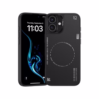 Benks Dynamic Minimalistinis dėklas Iphone 16 juodas