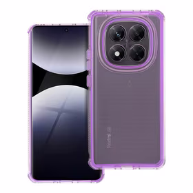 MATRIX CLEAR dėklas telefonui XIAOMI Redmi Note 14 PRO 5G / 14 PRO PLUS 5G šviesiai violetinis