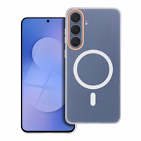 GO ORANGE deklas suderinamas su MagSafe SAMSUNG S26 Edge skaidrus