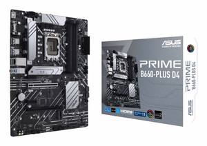 ASUS PRIME B660-PLUS D4 pagrindinė plokštė Intel B660 LGA 1700 ATX